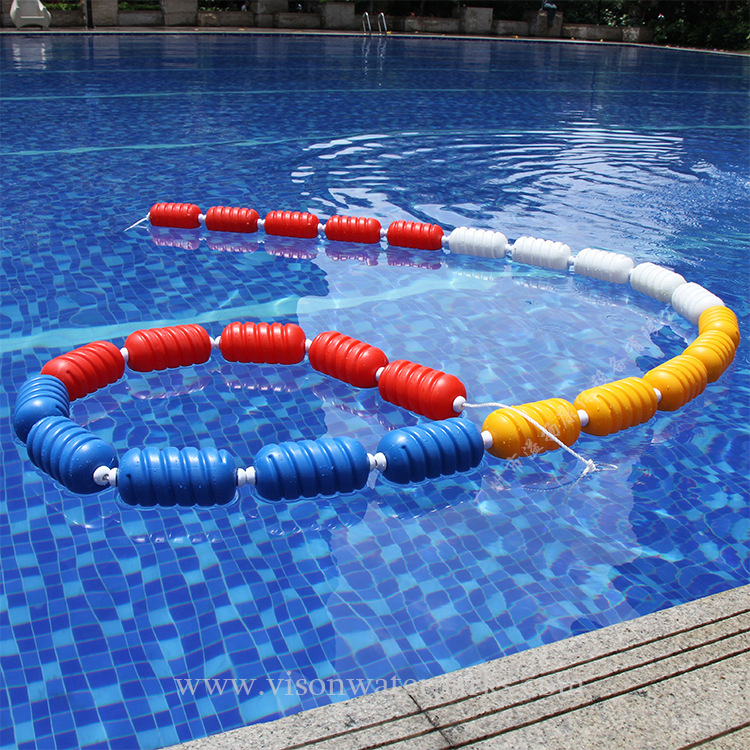 swimming pool Block wave anti-scratch lane line match line water line buoy (1)