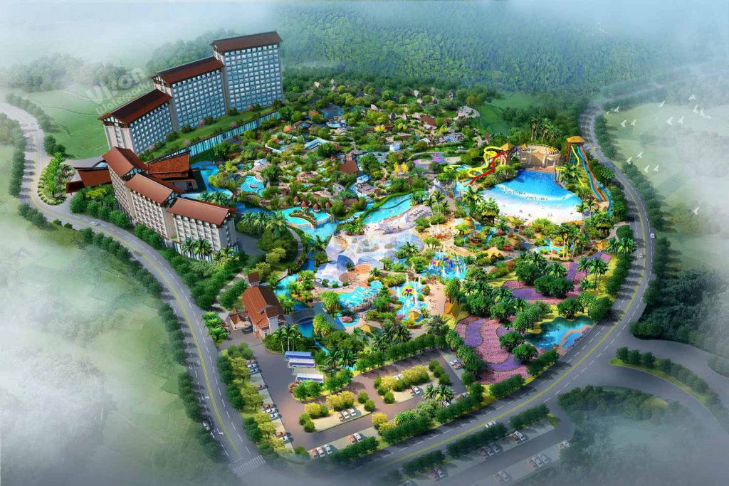 Zhangzhou Baoli Changtai Ancient Lake Eco-city Hot Spring Water Park插图