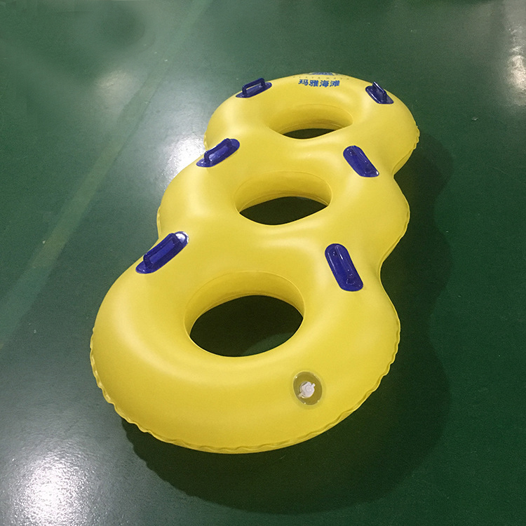 Reinforced inflatable tube for 3 persons