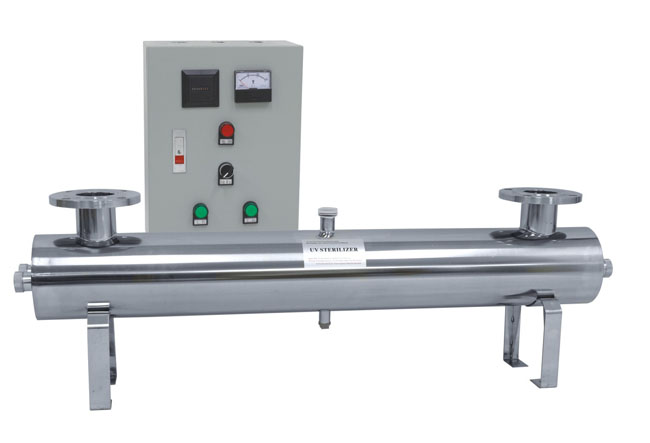 High flow Stainless steel UV sterilizer Model:UVH90