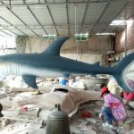 VKS033 fiberglass Shark decoration插图