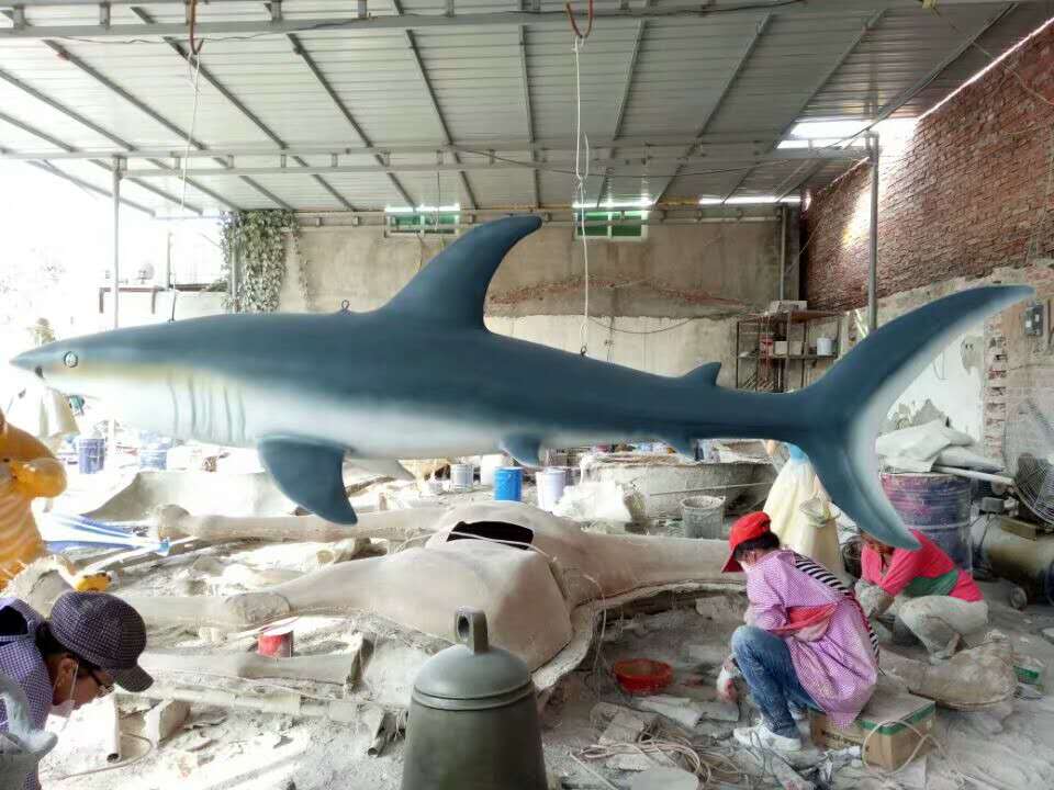 VKS033 fiberglass Shark decoration