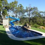 Customized Backyard Swimming Pool Water Slide插图3