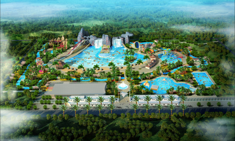 How big should the water park be?