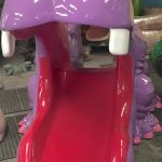 Fiberglass hippopotamus slide插图