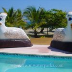 Big fiberglass pelican Toucan water slide插图