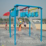Water Park Decoration Tipping Water Bucket插图3