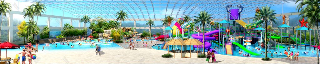 What is the cost to build a 30,000 sq. ft.(2787sqm) indoor water park?插图