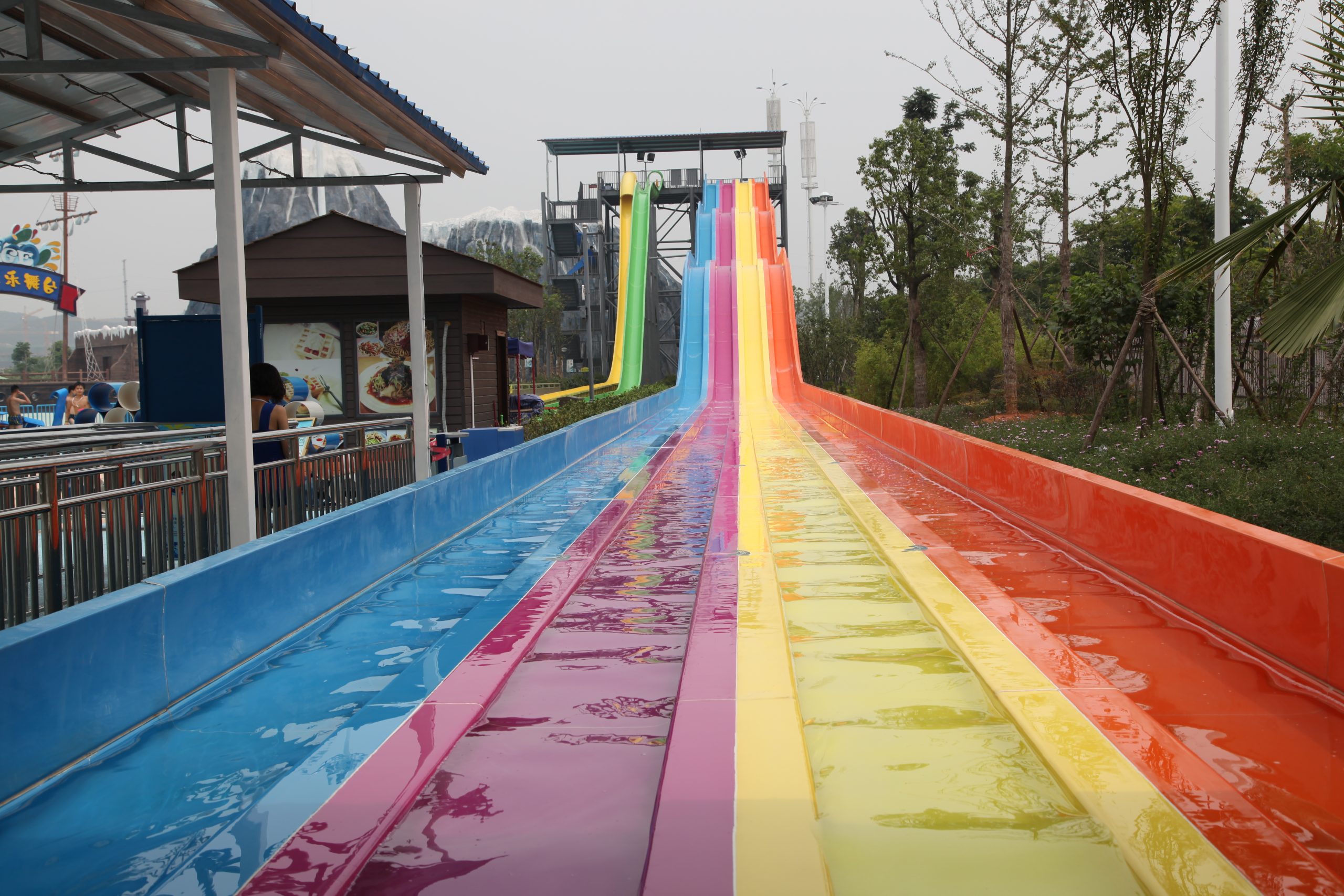 Why is a water slide the most popular among all water rides?