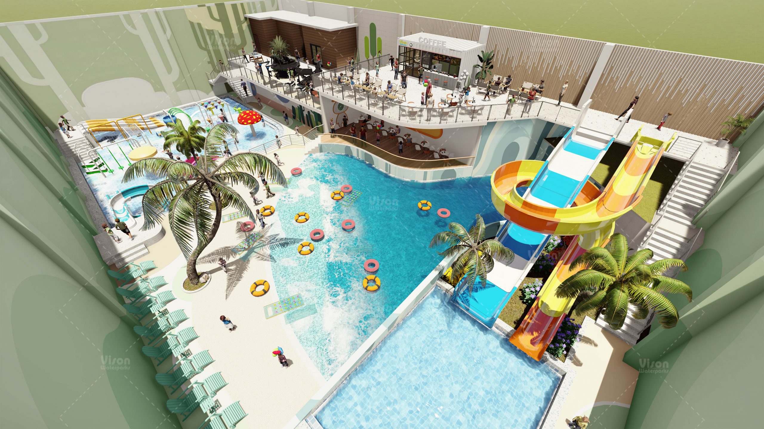 Title Tag: Games World Water — Indoor Water Park Project in Sharjah, UAE | Vison Waterparks